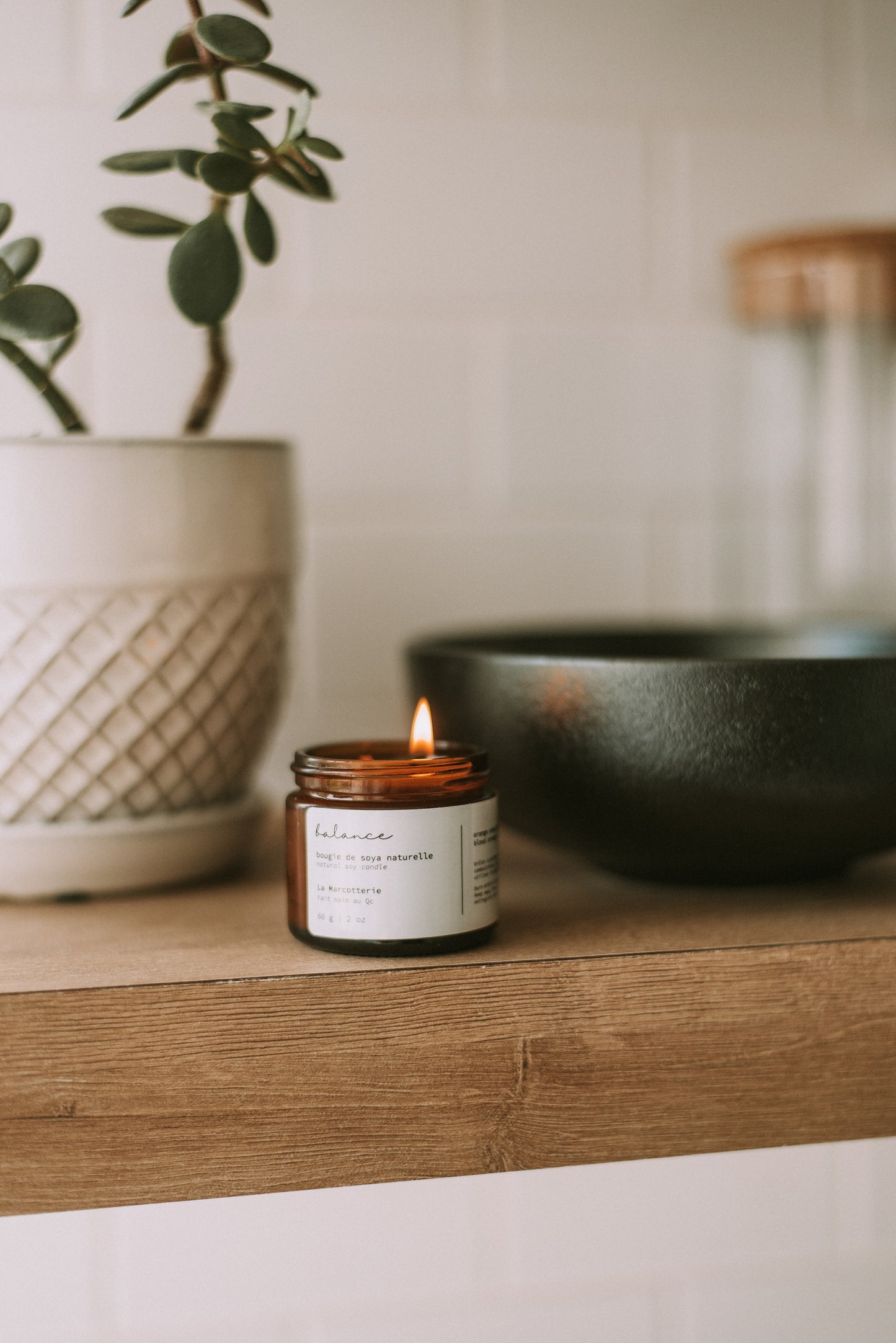 soy candle | balance